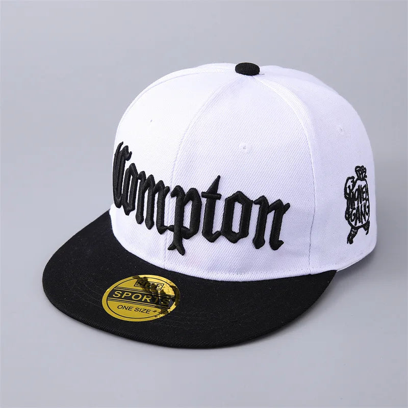 Cross-border Hot Selling in Europe and AmericaComptonBaseball Cap Korean Style Personality Hip-Hop Flat Brim Camouflage Hat