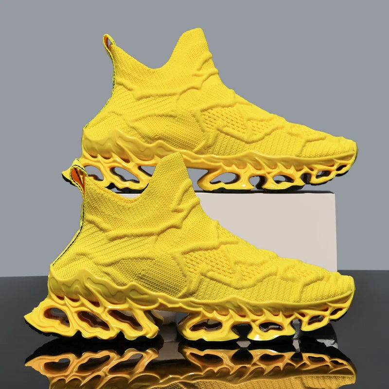 Chaussure Homme Chaussures de course respirantes pour hommes, baskets décontractées pour hommes, chaussures de tennis pour hommes, entraîneur de course, mocassins à la mode, luxe