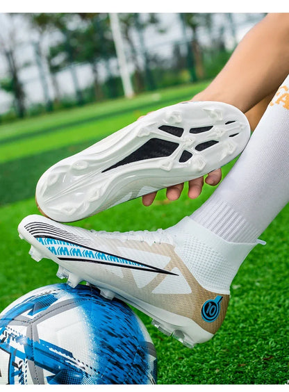 Chaussures de football pour hommes, chaussures de football professionnelles originales, résistantes, respirantes, de haute qualité, antidérapantes