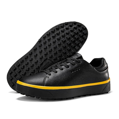Golf Shoes Men Large Size Up to 47# Rotating Buckle Professional Non-Slip Spikeless Outdoor Beginner Training Golf Sneakers Unisex