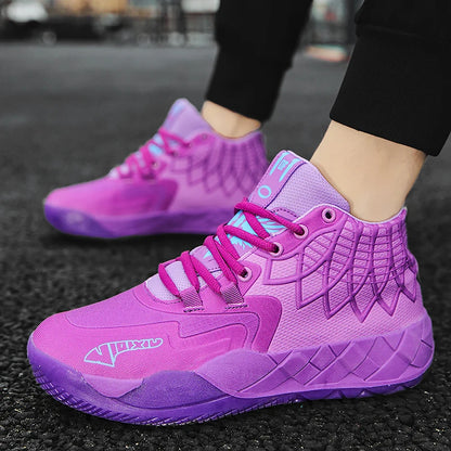 Youth Basketball Shoes for Actual Combat, Outdoor Comfortable Cushioning, Wear-Resistant, Fashionable, Breathable, High Quality