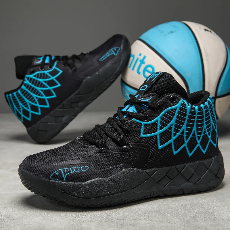 Youth Basketball Shoes for Actual Combat, Outdoor Comfortable Cushioning, Wear-Resistant, Fashionable, Breathable, High Quality