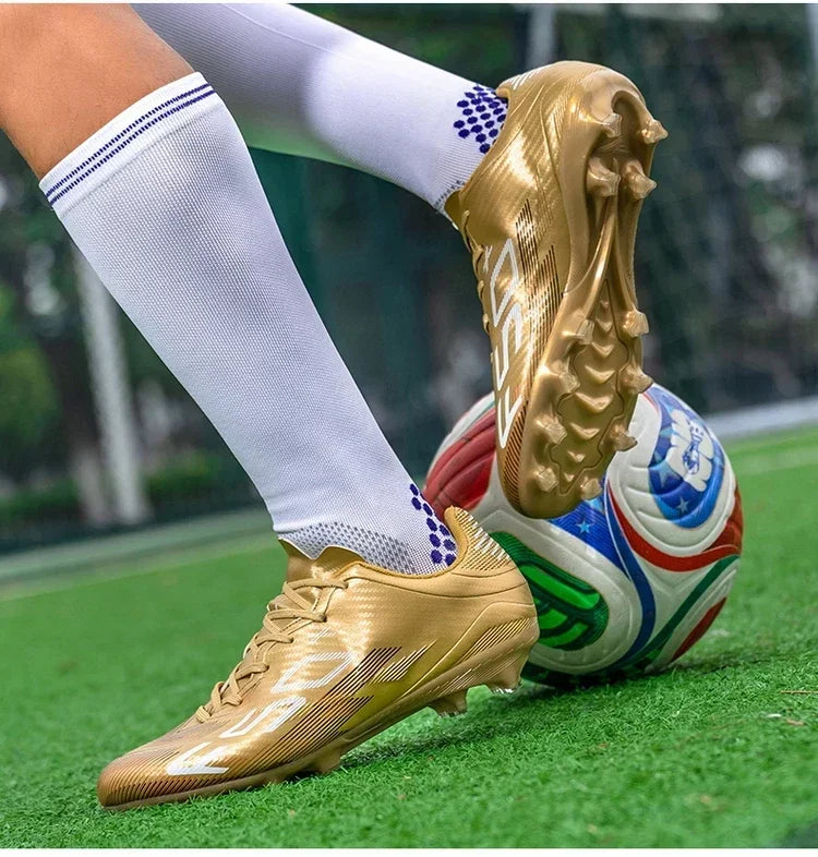 Nouvelles chaussures de football pour hommes, chaussures d'entraînement, chaussures de sport pour terrain gazonné, chaussures de football pour activités de plein air, baskets antidérapantes, chaussures professionnelles po