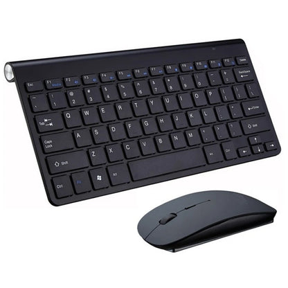 Spanische, hebräische, koreanische und thailändische kabellose Tastatur-Maus-Kombination 2.4G, mini, tragbare kabellose Tastatur und Maus für Windows, Mac und Android