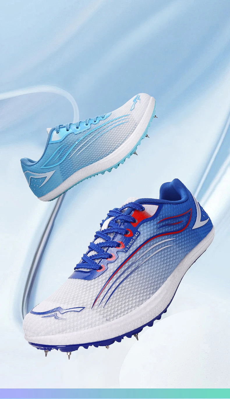 High Quality Men Women Track and Field Shoes Youth Anti-Slip Sneakers Outdoor Professional Jumping Running Shoes Student Trainers