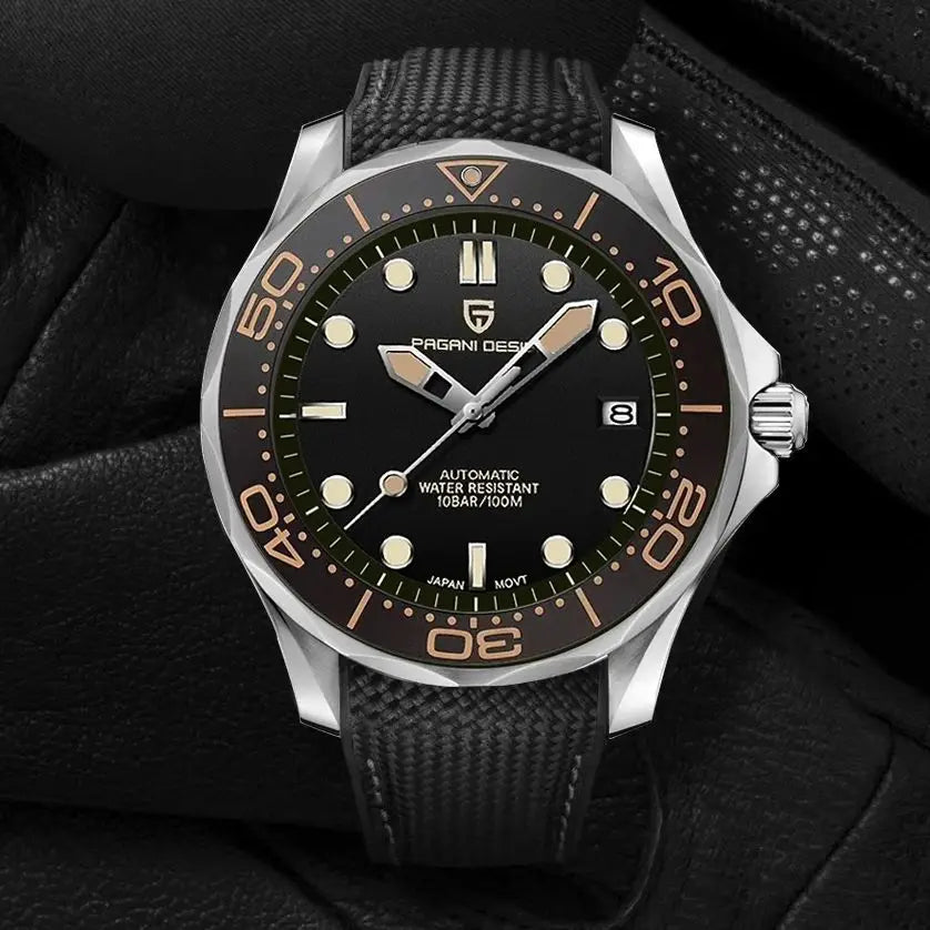 PAGANI DESIGN 007 Mechanical Wristwatch for Men Luxury Automatic Watch NH35A AR Sapphire Crystal Waterproof Clock 2024 New