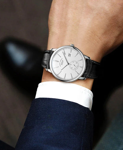 Orologio BORMAN BM3817 TOP nuovo 42 da uomo di lusso, meccanico automatico, vetro zaffiro, ultrasottile, impermeabile 50M, con sottoquadranti