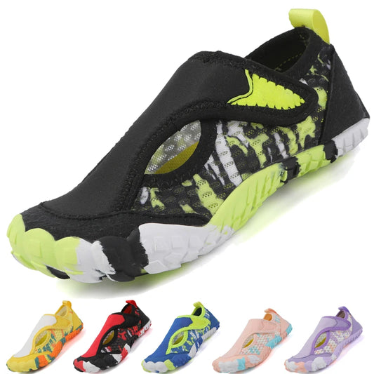 Sapatos Aquáticos Barefoot para Caminhada e Meias Aquáticas, Adequados para: Desportos Aquáticos, Sapatos de Natação de Secagem Rápida, Sapatos para Vadear Antiderrapantes