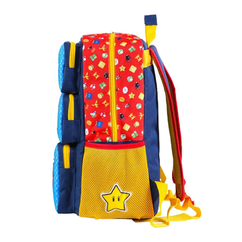 In Stock Minecraft Backpack Large Capacity Lightweight Pressure Relief Cartoon Print Outdoor Travel Hiking For Men Students