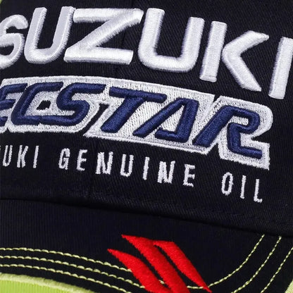 Gorra de béisbol con bordado Suzuki Star 2026, popular para carreras de motos y moda casual