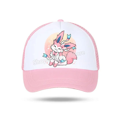 Pokemons Baseball Cap Pikachu Charizard Gengar cartoon Peaked Hat Kid Adult Summer Outdoor Sport Hat Boy Casual Fashion Cap Gift