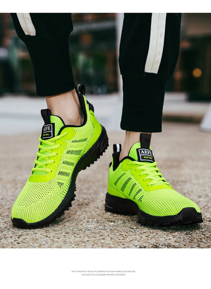 Nouveaux hommes chaussures de course respirant chaussures de sport de plein air baskets légères pour hommes chaussures d'entraînement athlétiques confortables