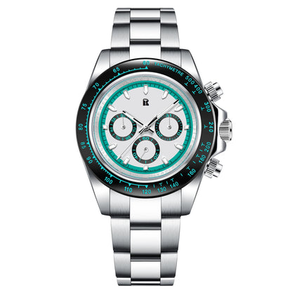 RollsTimi Men's Watches Top Luxury Sapphire Men's Mechanical Watches Calendar Week Stainless Steel Waterproof Men's Watches