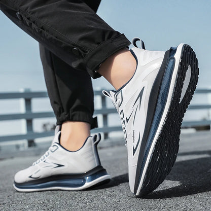 Baskets d'extérieur pour hommes, chaussures de course respirantes et antidérapantes à coussin d'air, de Jogging, de Sport, légères, décontractées