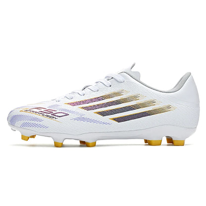 Chaussures de football pour hommes, crampons de football pas chers, chaussures de terrain AG/TF antidérapantes, chaussures de football d'entraînement en plein air pour débutants.