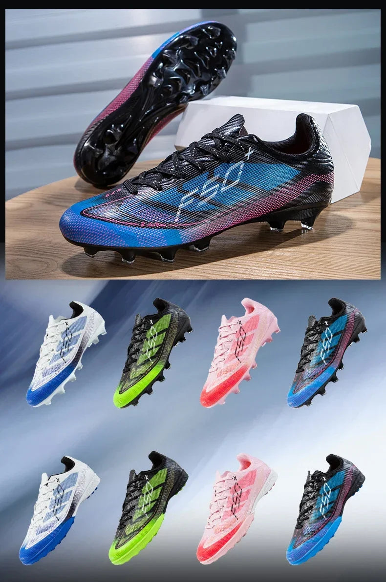Nouvelles chaussures de football pour hommes, chaussures de sport antidérapantes pour terrain en gazon, baskets professionnelles, chaussures d'entraînement pour activités sportives en extérieur, chaussures de match, modè