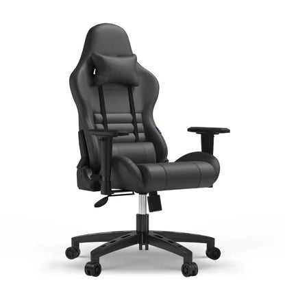 Chaise de jeu PC gamer moderne de luxe avec repose-pieds inclinable, chaise de jeu de course