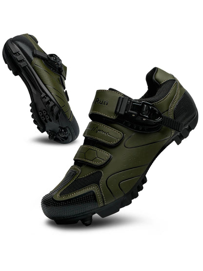 Spring 2025 MTB Cycling Shoes with Clamps for Men, Carbon Sports Shoes, Speed, Mountain Running, Mountain Bike Shoes