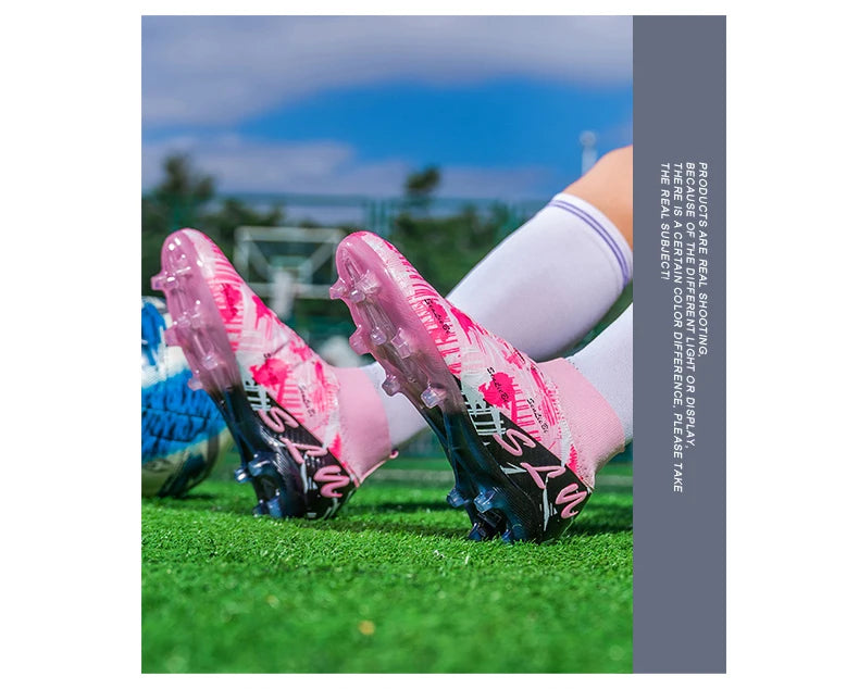 Brand Fashion Football Sneakers for Men Women Professional Field Boot Big Size 46 Long Spikes Soccer Cleats Men botas de futbol