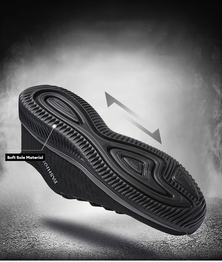 Atmungsaktive leichte Herren-Laufschuhe – bequeme Casual-Schuhe, Outdoor-Slipper und Walking-Sneaker