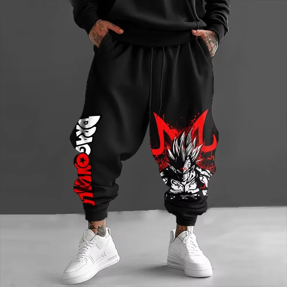 Pantaloni da uomo Dragon Ball Sportswear Broly primavera, autunno e inverno, anime giapponese, jogger Y2K Harajuku in cotone