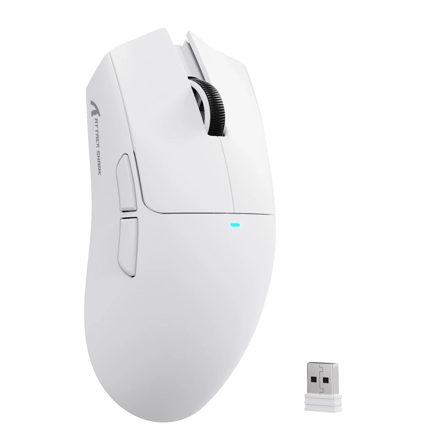 Ratón gaming inalámbrico ATTACK SHARK X11SE, trimodo, superligero de 63g con sensor PAW3311, 22000 DPI, batería de 300mAh, doble controlador