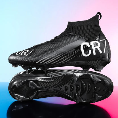 Nouvelles chaussures de football pour hommes, chaussures de soccer de haute qualité, crampons, chaussures de futsal professionnelles pour femmes, vente chaude, baskets unisexes ultra-légères TF/FG