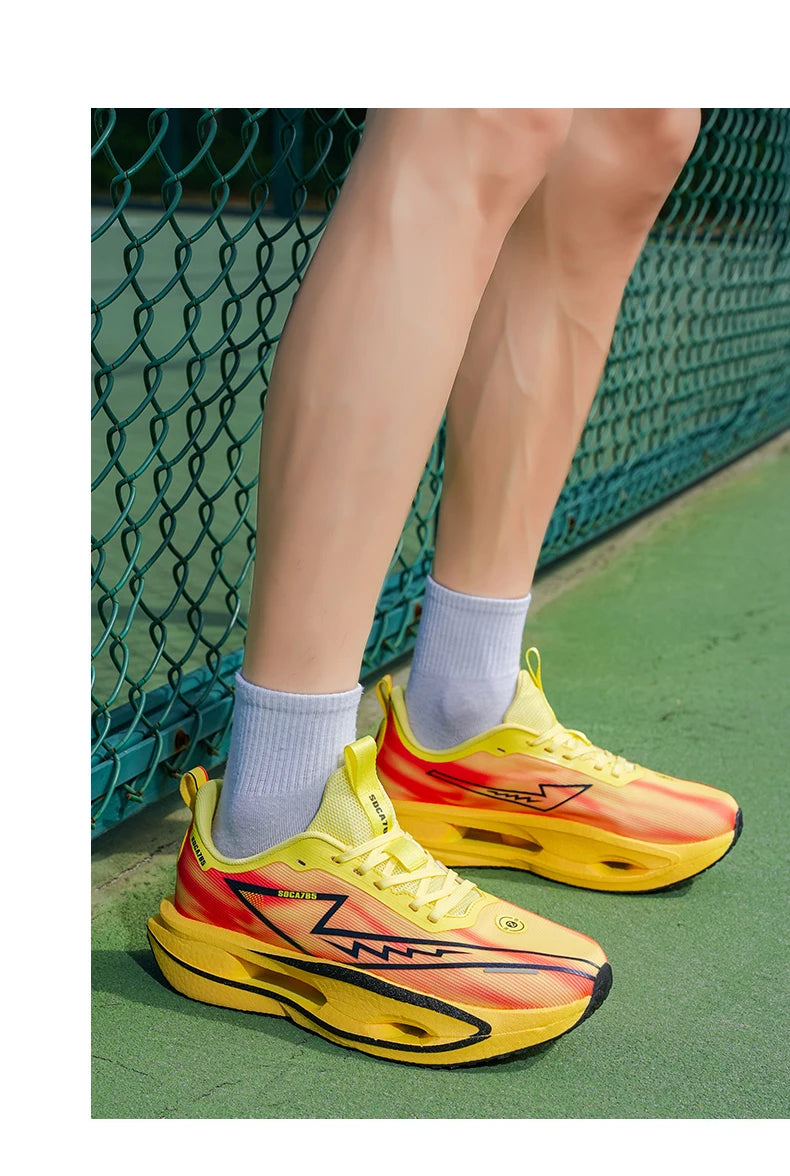 Running Shoes Marathon Specialty Men Sports Carbon Plate Breathable Ultralight Women Comfortable Athletic Cushion Stability Sneakers