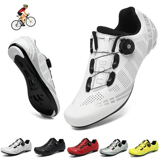 Unisex Cycling Shoes Road Bike Men Racing Self-Locking Speed Bicycle Sneakers Women SPD Cleats Road Cycling Footwear
