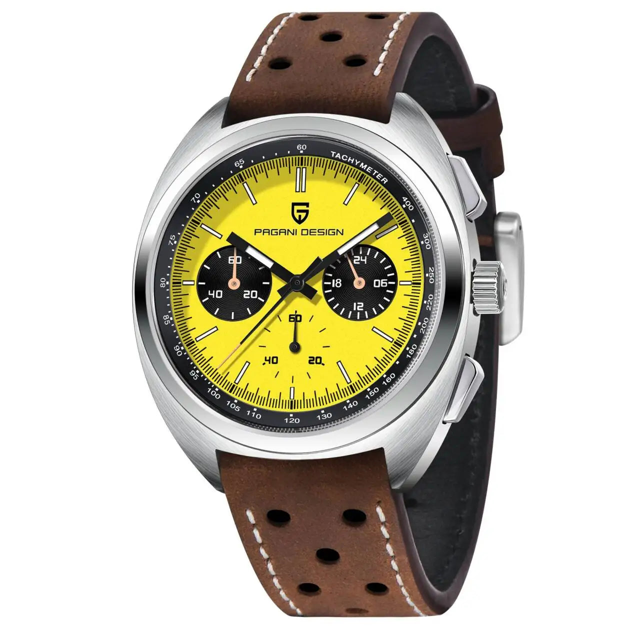 Pagani Design 2026 Fashion Men's Quartz Watch Top Brand Luxury Sapphire VK63 Men's Chronograph All-Steel Diving Relógios Masculino