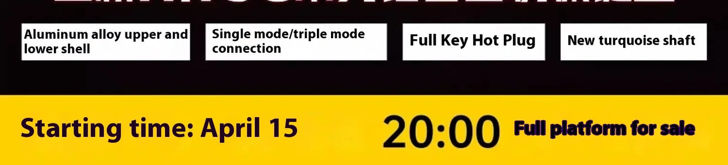 LEOBOG Hi75C Mechanical Wireless Keyboard Aluminium 3-Mode With Knob Hot Swap RGB Gasket Hi75C Gaming Keyboard Customization PC