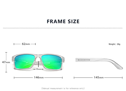 VEITHDIA Polarized UV400 Sunglasses Fashion Photochromic Gradient Mirror Lens Sports Driving Eyeglasses for Men And Women X7919