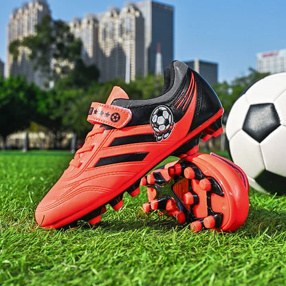 Chaussures de football pour enfants, garçons et filles, crampons de football à tige basse, baskets d'entraînement en plein air pour enfants, bottes de football tendance pour étudiants
