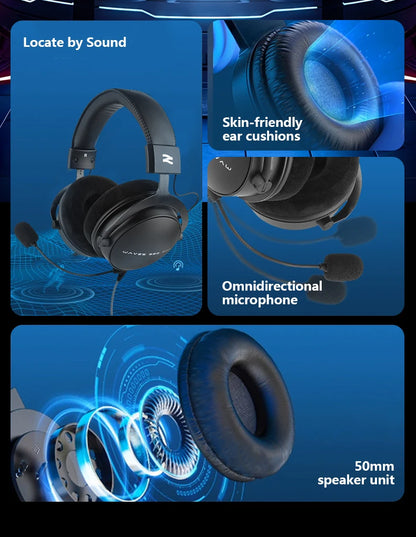 Auscultadores de Estúdio TALOMEN W550x – Auscultadores Profissionais de DJ com Fio, Over-Ear, para Monitorização, com Drivers de 50mm e Cabo Amovível