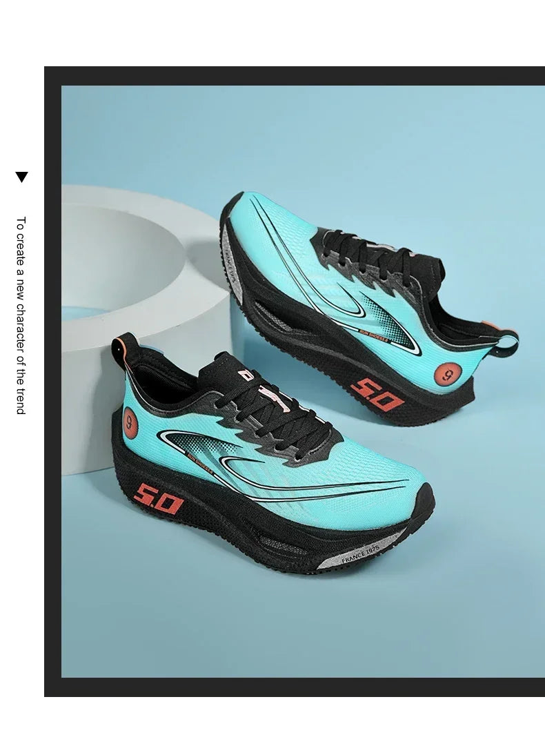 Unisex 2025 Laufschuhe mit Vollcarbonplatte – professionelle Marathon-Rennschuhe, leicht, federnd gedämpft und atmungsaktiv