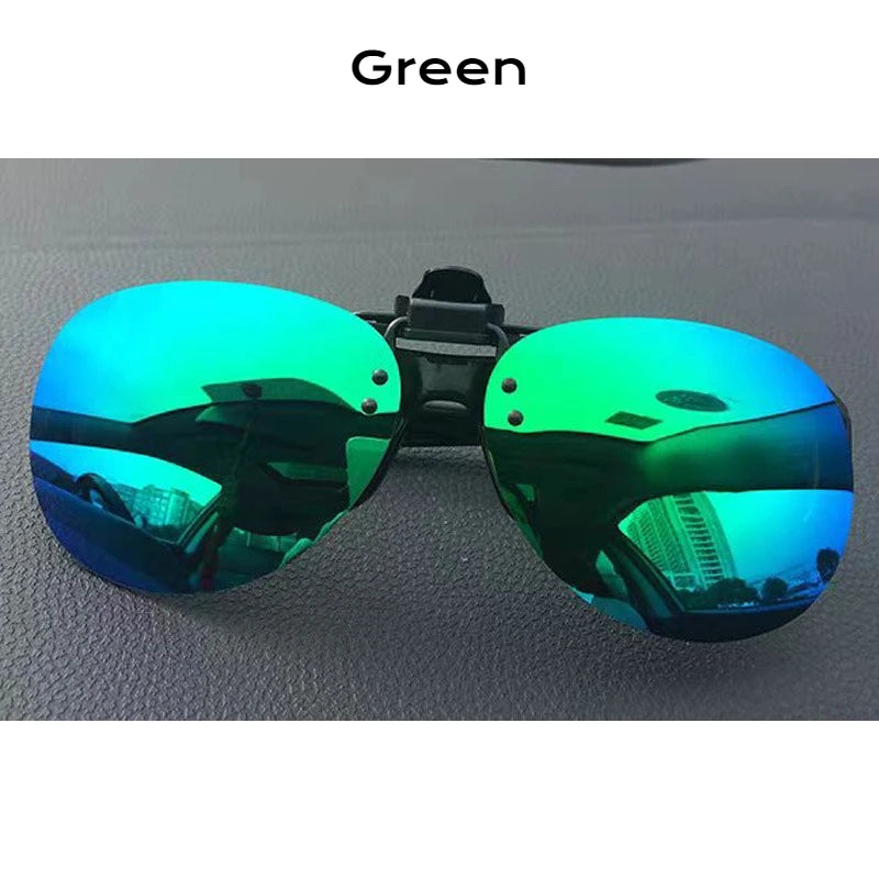 Pilot Polarized Sunglasses Clips Glasses Clip Driving Night Vision Eyeglasses UV400 Outdoor Shades Definition Sun Glasses Clips