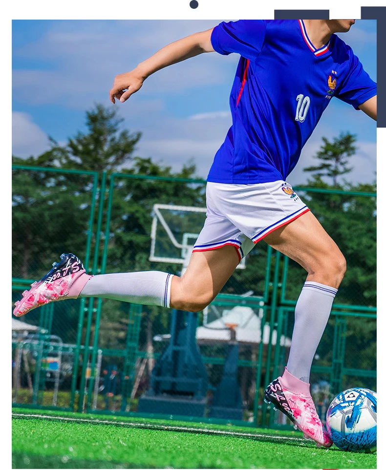 Brand Fashion Football Sneakers for Men Women Professional Field Boot Big Size 46 Long Spikes Soccer Cleats Men botas de futbol