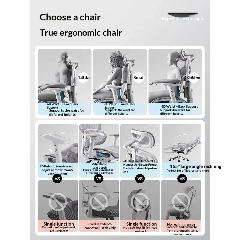 Ergonominen verkkokankainen toimistotuoli, säädettävä ristiseläntuki, kääntyvä ja kallistuva rakenne, niskatuki ja rullapyörät, kotitoimistoon, toimistoon ja pelaamiseen