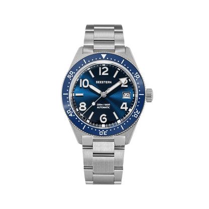 Sugess Diving Watch for Men Automatic Mechanical Wristwatches 20ATM Waterproof Sapphire NH35A Movement BGW9 Luminous New S434-2