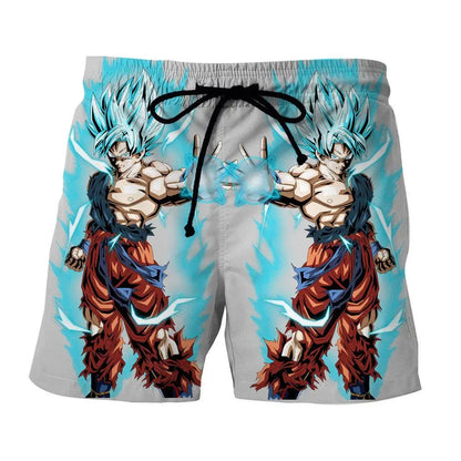 2026 Summer Dragon Ball Young Goku Printed Shorts Men Retro Classic Oversized Breathable Fitness Streetwear Unisex Adult & Kids