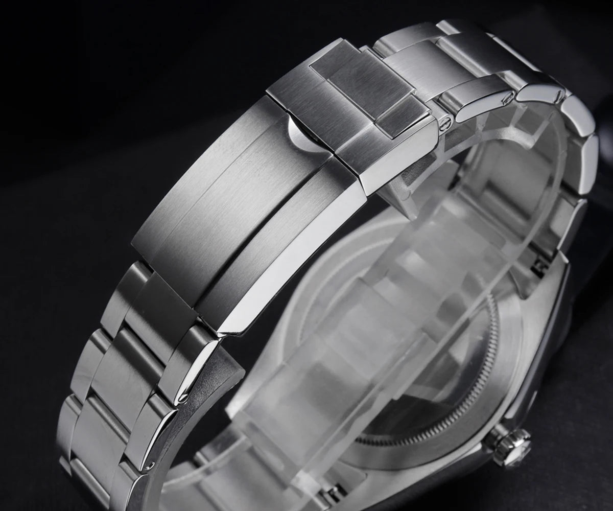Cronos EX Diver Mechanical Men Watch 39mm Automatic PT5000 Sapphire Glass Bushed Bracelet Glide Clasp 10ATM L6031