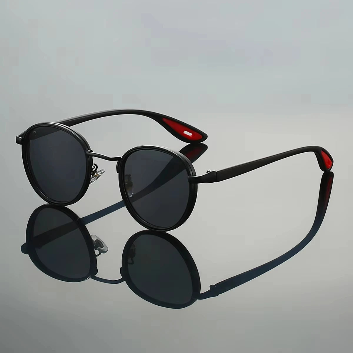 KLASSNUM Round Vintage Sunglasses Men Women 2026 New Punk Fashion Shades Trendy Luxury Brand Casual Anti UV Lens Sun Glasses