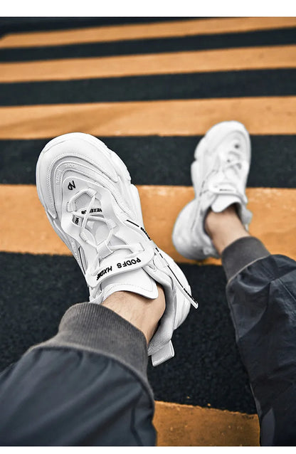 chaussure homme Baskets de luxe pour hommes, chaussures de course respirantes et décontractées, mocassins à la mode