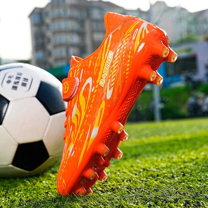 Chaussures de Football professionnelles pour enfants, bottes de terrain de Football d'intérieur pour hommes, chaussures de Football originales TF/AG, crampons de société, entraînement sur gazon rapide