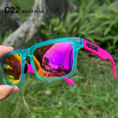New Colors KDEAM-PLUS Large Size Square Unisex Sunglasses Polarized Photochromic Oversized Sun Glasses Fashion Anti Glare Mirror
