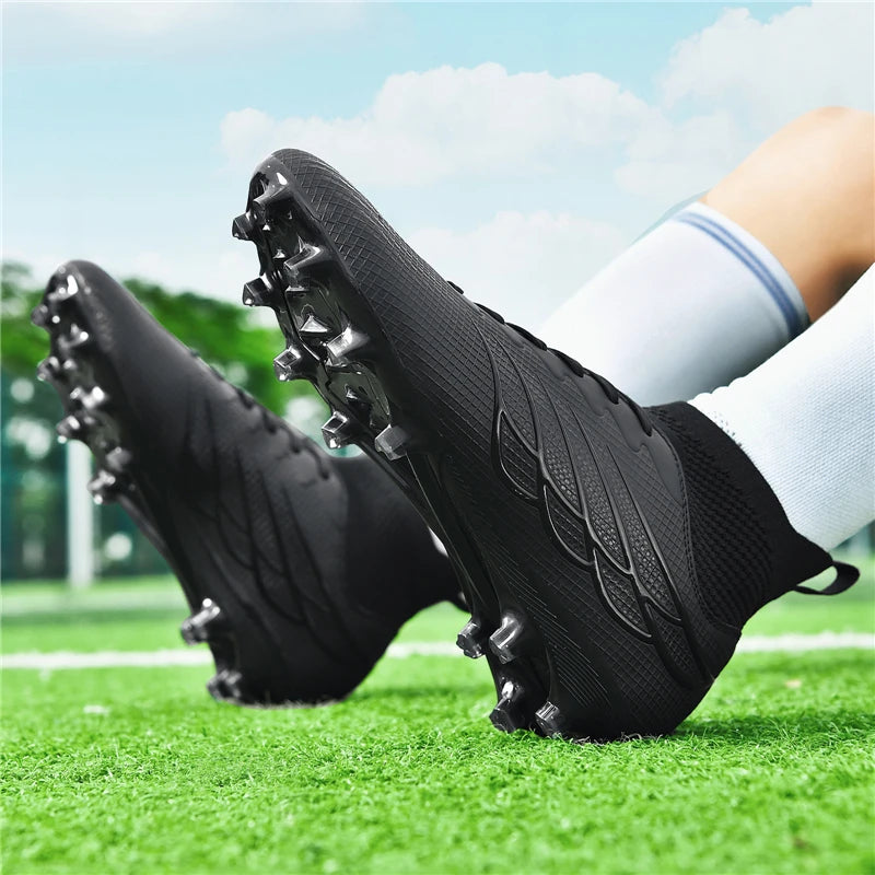 2026 New Superfly FG Football Boots Outdoor Soccer Cleats Black Shoes Soft Sport Professional Breathable Comfortable Boots