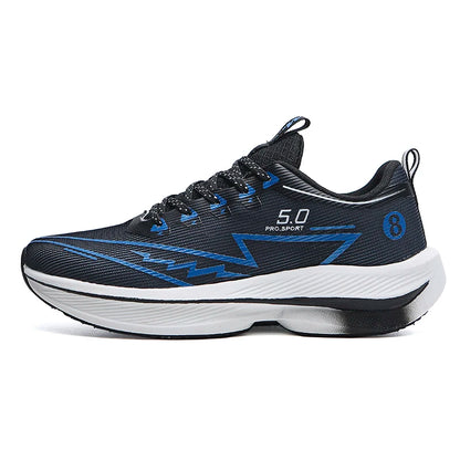 Brand Men's Carbon Plate Running Shoes Soft Cushion Shock Absorbing Sports Shoes Unisex Sneakers Light Anti-Slip Training Shoes