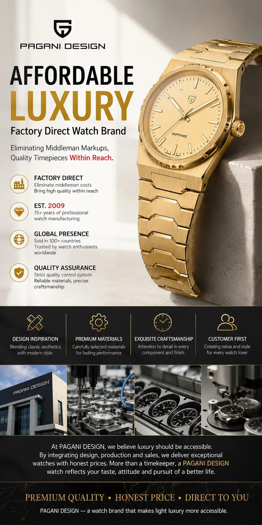 PAGANI DESIGN 2026 New 7mm Fashion Men's V2 Quartz Watch 10Bar Waterproof Stainless Steel Sapphire C3 reloj hombre Watches male