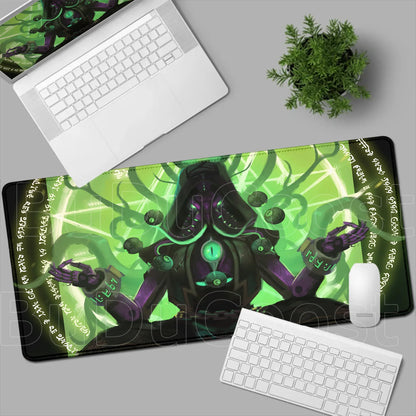 Tapete de rato gaming Overwatch Anime Girl grande XXL com impressão HD, base para teclado de computador, portátil e escritório, tapete de secretária em borracha macia 900x400 MM