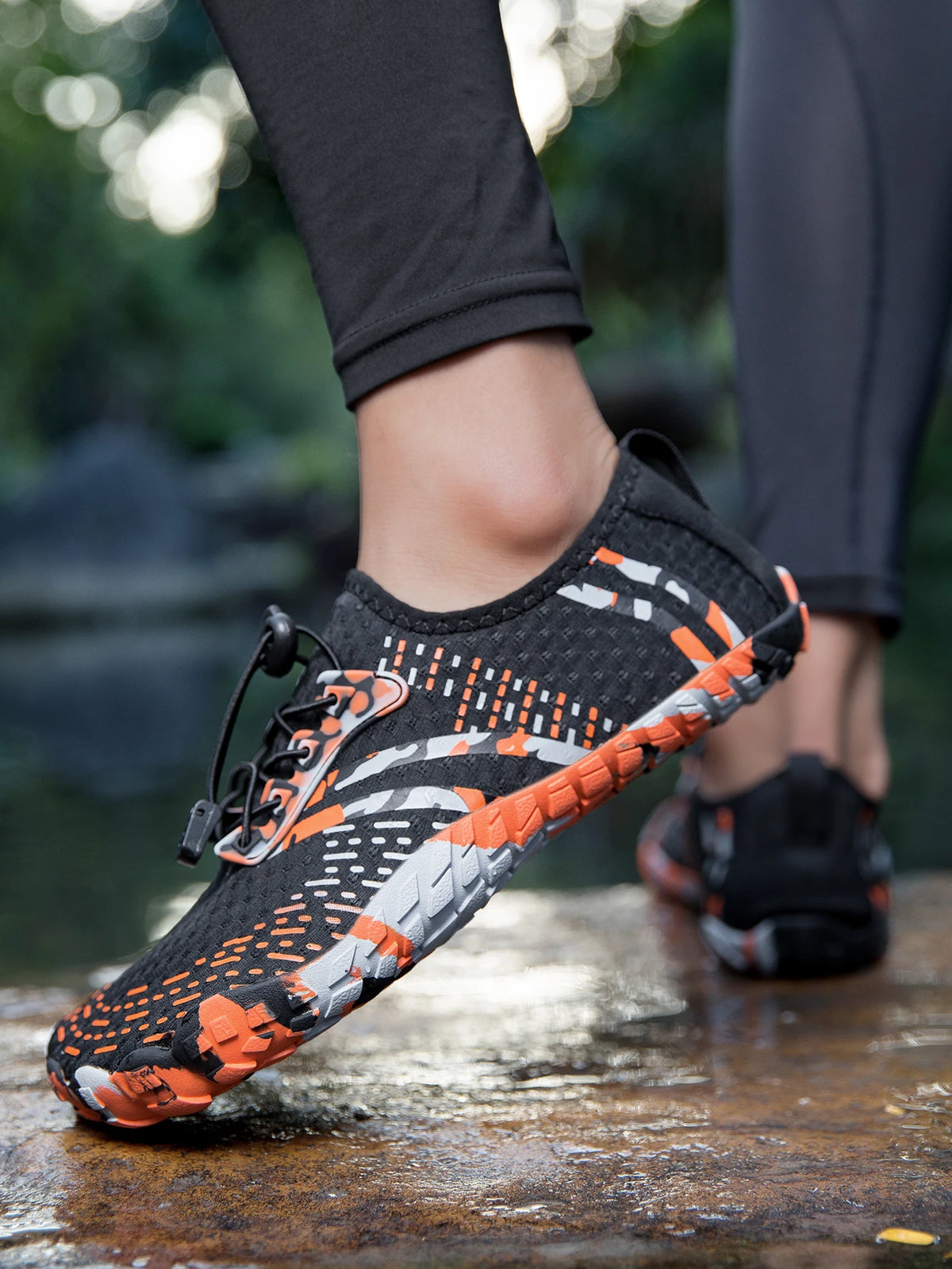 Oiaano New Camo Men Women Quick-Drying Beach Aqua Shoes Barefoot Water Booties Man Aquatic Sneaker Sports Athletic Walking